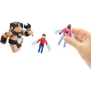 Minecraft – Coffret Figurines –Une Échappée Bien Pensée, 3 Fig./4 Acc.