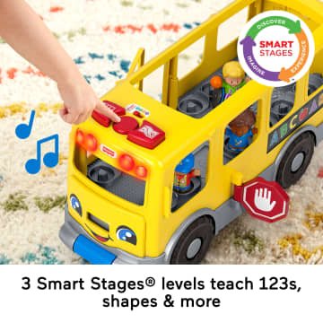 thumbnail image 2 of Fisher-Price Little People Big Yellow School Bus - Musical Pull Toy With 9 Figures 2 of 11