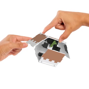 Minecraft Flippin’ Figs Figures Collection, 2-In-1 Fidget Play, 3.75-in Scale & Pixelated Design (Characters May Vary) - Imagem 5 de 6