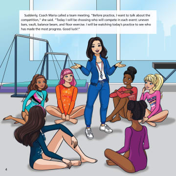 Barbie: You Can Be a Gymnast Sticker Book (Ages 3-7)