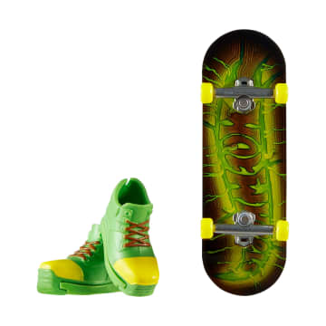 Hot Wheels Skate Veículo de Brinquedo Skateboard ICKSTER TRICKSTER™ com Tênis
