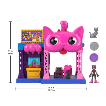 Imaginext DC Super Friends Catwoman Playhouse Playset With Figure & Accessories For Kids - Imagem 5 de 5