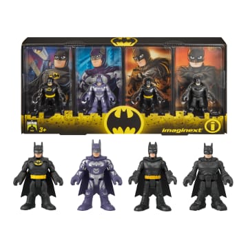 Imaginext-Dc Super Friends 85Èmeanniversaire Batman-4Figurines