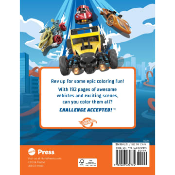Hot Wheels: Giant Coloring Book (Ages 3 - 6) - Imagem 2 de 6