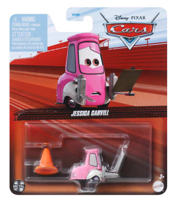 Carros da Disney e Pixar Diecast Veículo de Brinquedo Pitty com Prancheta