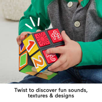 Fisher-Price Baby Learning Toy With Lights And Music, Puppy's Activity Cube - French Version - Image 3 of 4