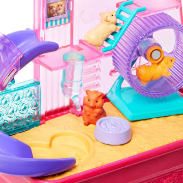 Barbie World  Coffret de Jeu  Terrain de Jeu Pour Hamsters, 9Acc. - Imagen 3 de 5