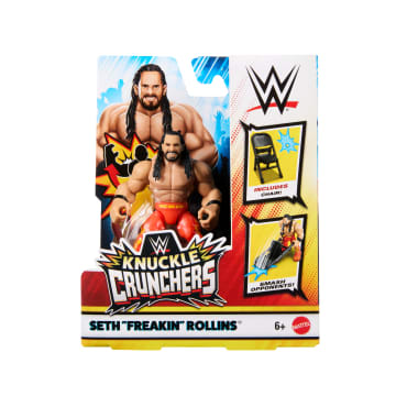 WWE Action Figure Knuckle Crunchers Seth Rollins With Battle Accessory - Image 2 of 6