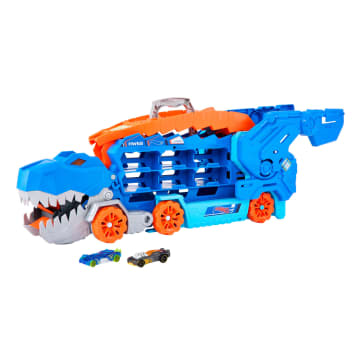 Hot Wheels City Pista de Brinquedo Super Reboque de T-Rex