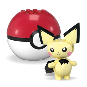 MEGA Pokémon Juguete de Construcción Pokébola Coleccionable Pichu - Image 5 of 5