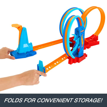 Hot Wheels Track Set, Ultra Hots Loop Madness With 3 Loops & 1 Hot Wheels Car - Image 5 of 6