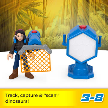 Imaginext Jurassic World EVo-Scanner Multi-Pack Light-Up Dinosaur Playset, 10 Toys - Imagen 2 de 6
