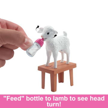 Barbie 65Th Anniversary Careers Farm Vet Doll & 10 Accessories Including Lamb With Moving Ears