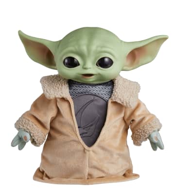 Star Wars Din Grogu Plush Soft Doll With Hard Head inspired By Season 3 Mandalorian, 11-inch