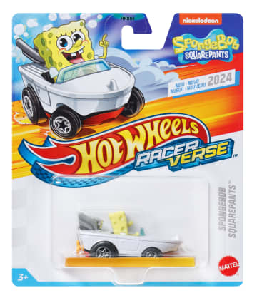 Hot Wheels RacerVerse Veículo de Brinquedo Bob Esponja - Imagen 5 de 6