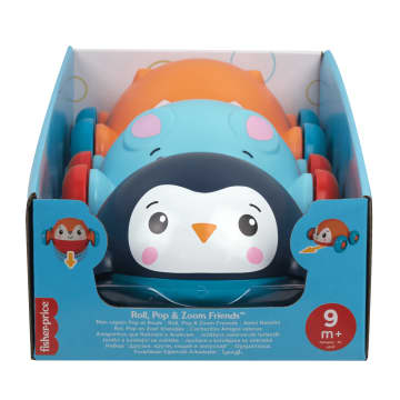 Fisher-Price Roll Pop & Zoom Friends Baby Crawling Toy Collection, Characters May Vary