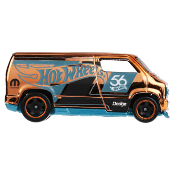 Hot Wheels Diecast Veículo de Brinquedo Custom 77 Dodge Van - Chase - Imagem 3 de 3