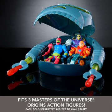 Masters Of The Universe Origins The Collector Vehicle, MOTU Toy, 5.5 Inch Scale Fits 3 Figures - Image 3 of 5