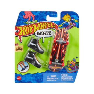 Hot Wheels Skate Veículo de Brinquedo Skateboard HALL OF FLAME™ com Tênis - Imagen 4 de 4