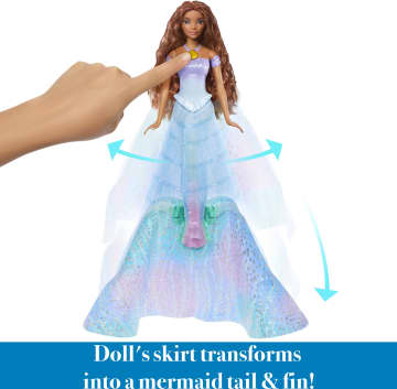 Disney The Little Mermaid Transforming Ariel Fashion Doll, Switch From Human To Mermaid - Image 4 of 6