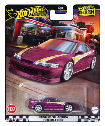Hot Wheels Collector Veículo de Brinquedo Custom 2001 Acura Integra GSR - Image 6 of 6