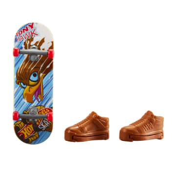 Hot Wheels Skate Veículo de Brinquedo Skateboard RIDIN‘ SKY™ com Tênis - Imagen 2 de 4