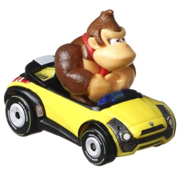 Hot Wheels Mario Kart Veículo de Brinquedo Donkey Kong Sports Coupe