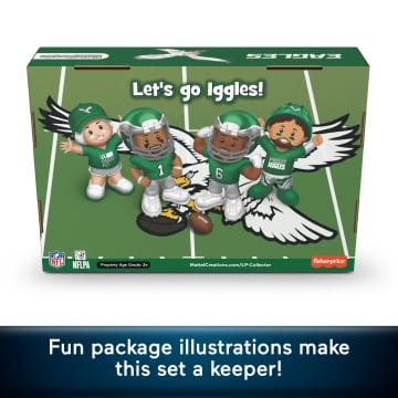 Little People Collector Philadelphia Eagles Officially Licensed NFL Special Edition Set, Series 2 - Imagen 4 de 6