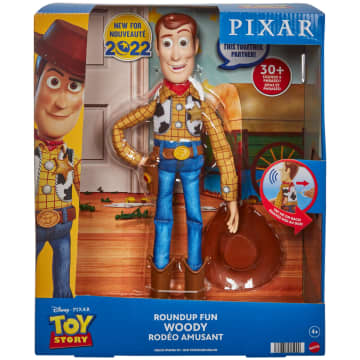 Disney And Pixar Toy Story Roundup Fun Woody Large Talking Figure, 12 inch - Image 6 of 6