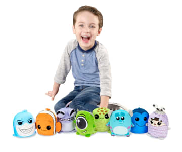 Disney100 Cuutopia Sets Of 8 Plush Figures, 5-Inch Soft Rounded Pillow Dolls