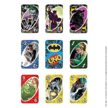 UNO Batman Card Game For Kids & Family Night - Imagem 5 de 6