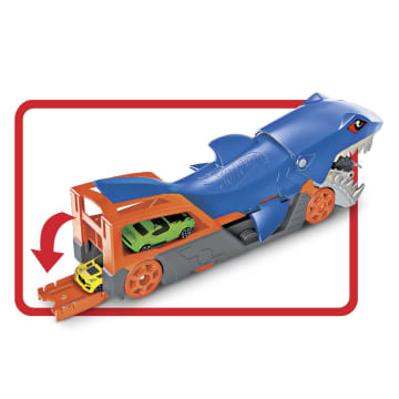 Hot Wheels Shark Chomp Transporter Playset With One 1:64 Scale Car For Kids 4 To 8 Years Old - Image 5 of 6