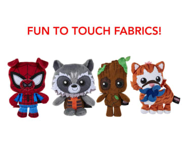 Marvel Plush Characters, 6- To 8-Inch Character Soft Dolls, Styles May Vary