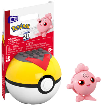 MEGA Pokémon Juguete de Construcción Pokébola Igglybuff