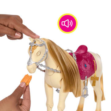 Barbie Detetive A Grande Corrida de Cavalos Conjunto de Brinquedo Cavalo com o Acessório - Imagen 3 de 6