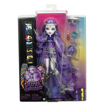 Monster High-Spectra Vondergeist-Poupée, Furet Rhuen et Accessoires - Image 6 of 6