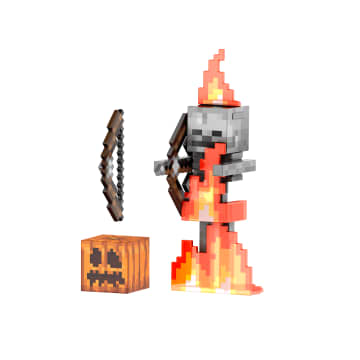 Minecraft Diamond Figura de Brinquedo Esqueleto Colecionável de 5.5