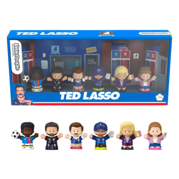 Fisher-Price Little People Collector Ted Lasso Special Edition Set For Adults & Fans, 6 Figures