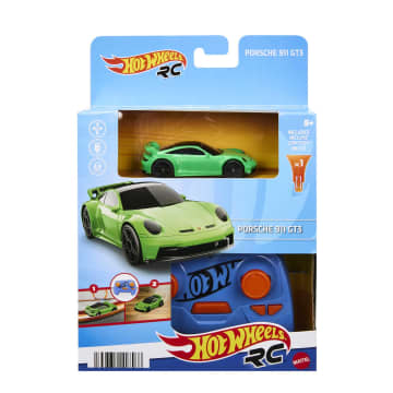 Hot Wheels RC Cars, Remote-Control Porsche 911 in 1:64 Scale - Image 6 of 6