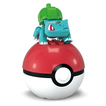MEGA Pokémon Jogo de Construção Pokébola Colecionável Bulbasaur - Image 3 of 5