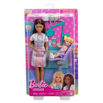 Barbie  Poupée Mode  dentiste, Brunette, Poupée enfant, Accessoires - Imagem 6 de 6