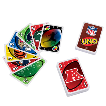UNO NFL Card Game For Kids, Adults And Family Night, Features All 32 NFL Teams - Image 3 of 6