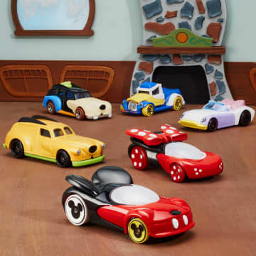 Hot Wheels Disney Character Cars, Set Of 6 Toy Cars in 1:64 Scale, Special Collector's Packaging - Image 2 of 6
