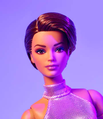 Barbie Looks No. 22 Collectible Doll With Pixie Cut And Sequined Y2K Jumpsuit - Image 3 of 6