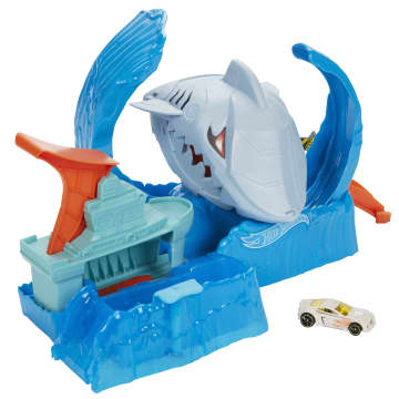 Hot Wheels City Pista de Brinquedo Robô Tubarão