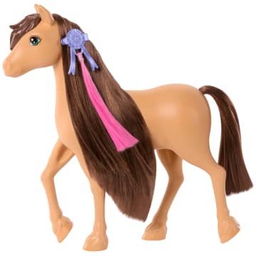 Barbie Detetive A Grande Corrida de Cavalos Conjunto de Brinquedo Pónei Penteados Divertidos Surpresa - Imagen 8 de 10