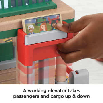 Fisher-Price Thomas & Friends Wooden Railway Knapford Station Passenger Pickup Playset - Imagen 3 de 6