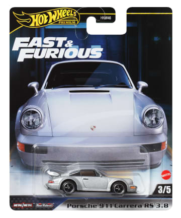 Hot Wheels Collector Veículo de Brinquedo Fast e Furious Porsche 911 Corrida RS 3.8 - Imagen 6 de 6