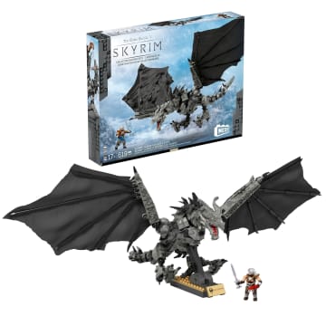 Mega-Skyrim Alduin Le Dévoreur de Mondes-Kit de 619Pièces