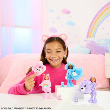 Barbie Cutie Reveal Care Bears Series Chelsea Small Doll & Accessories, 6 Surprises - Image 2 of 6